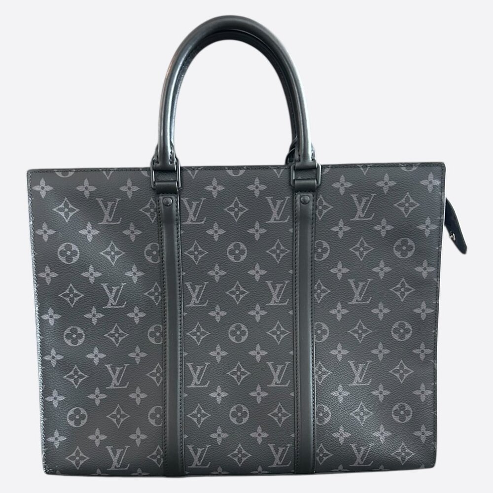 Louis Vuitton Black Monogram Eclipse Sac Plat 24h - image 3